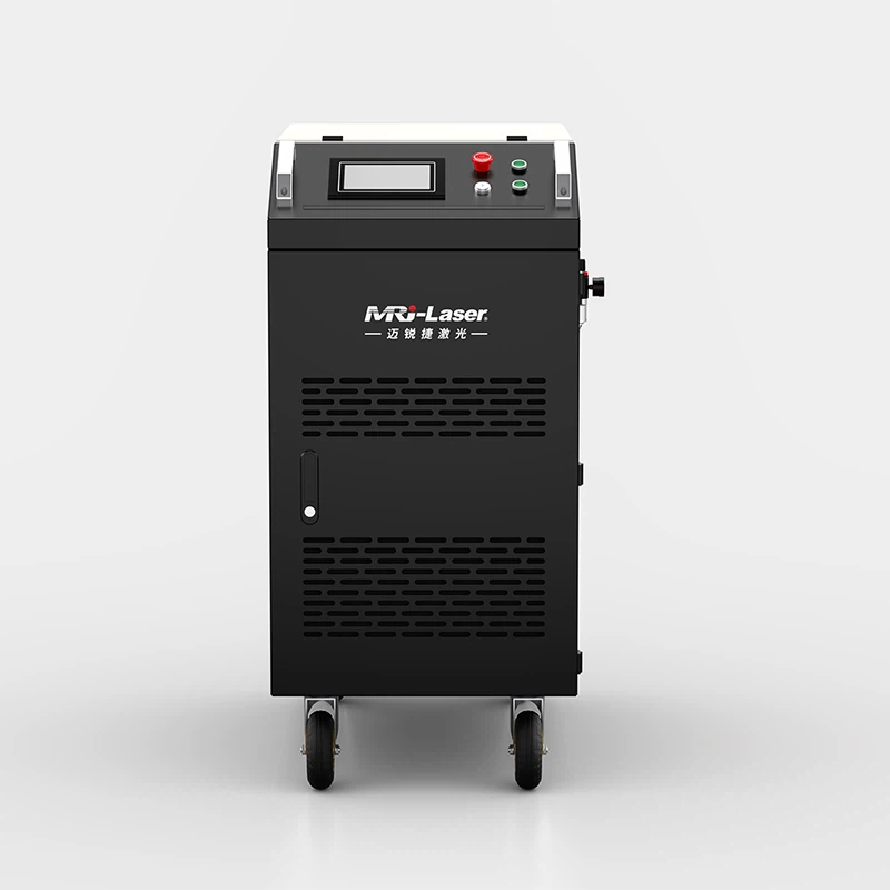 Auto Body Paint Removal 1000 Watts Top Hat Beam Laser Cleaning Machine With Industrial Water Chiller