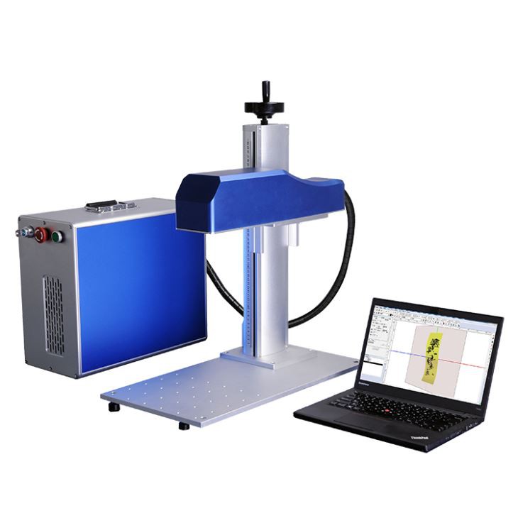 3D Dynamic Focusing Fiber Laser Marking Machine fyrir óreglulegt yfirborð
