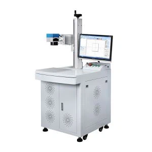Skrifborðsgerð Fiber Laser Merkingarvél fyrir málm 30W